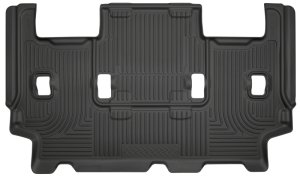 Ford Expedition Floor Mats - Rear - Husky Liners - WeatherBeater 3rd Row - Black - `07-`10 Ford Expedition Floor Mats - Rear - Husky Liners - WeatherBeater 3rd Row - Black - `07-`10